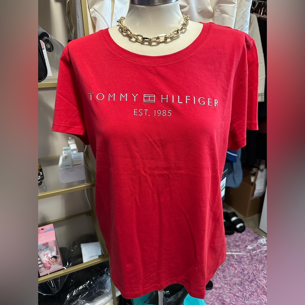 Tommy Hilfiger Vibrant Red Tee